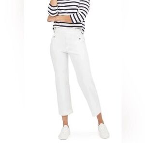 Spanx Stretch Twill Cropped Wide Leg Pants